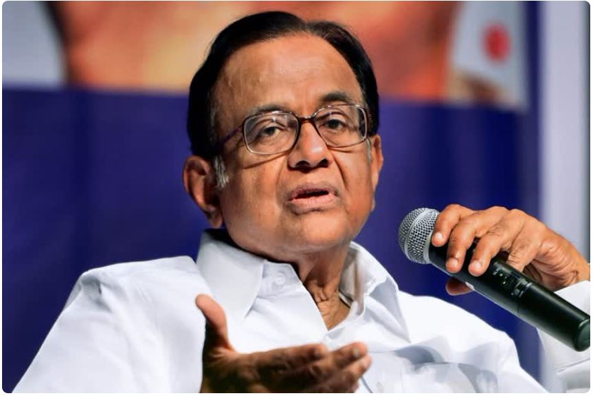 Former Union Minister P. Chidambaram