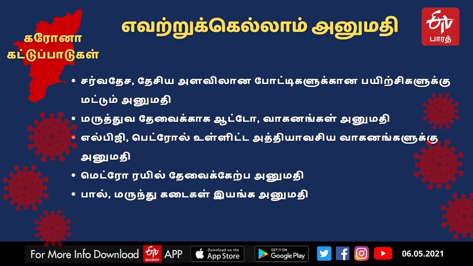 கரோனா பரவல் - புதிய கட்டுப்பாடுகள்!