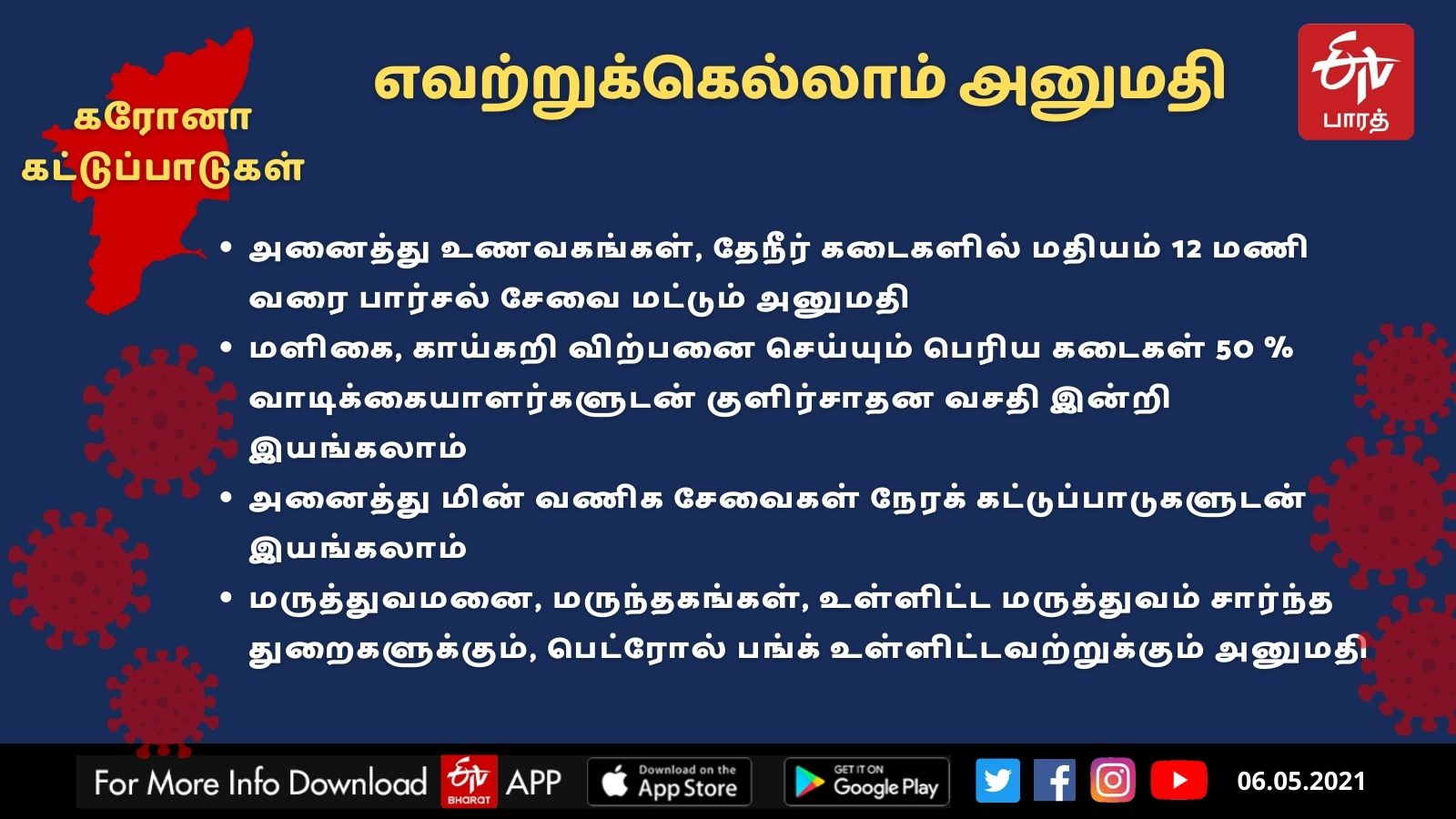 புதிய கட்டுப்பாடுகள்!