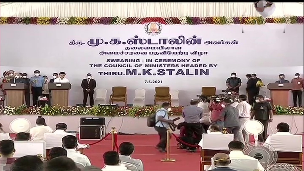 stalin takes oath