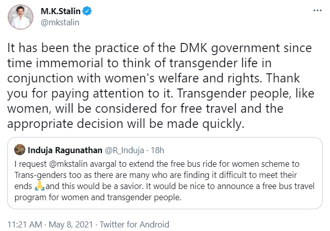 Stalin's reply to a journalist's tweet