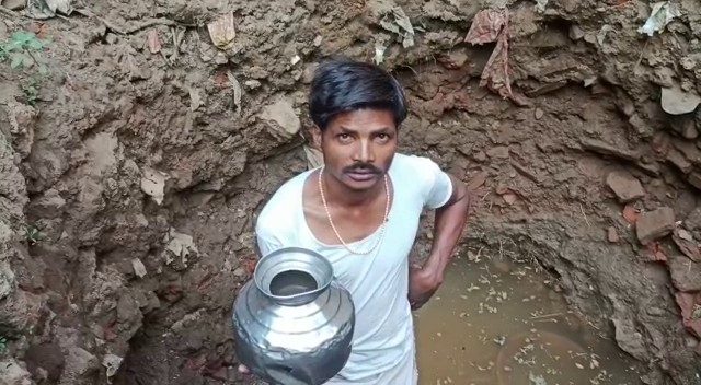 villagers struggling for water