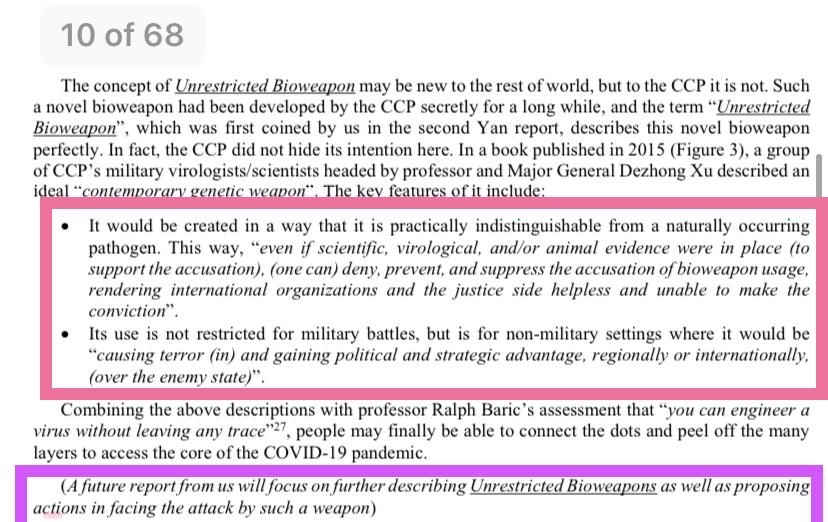 SARS coronaviruses as bio weapon