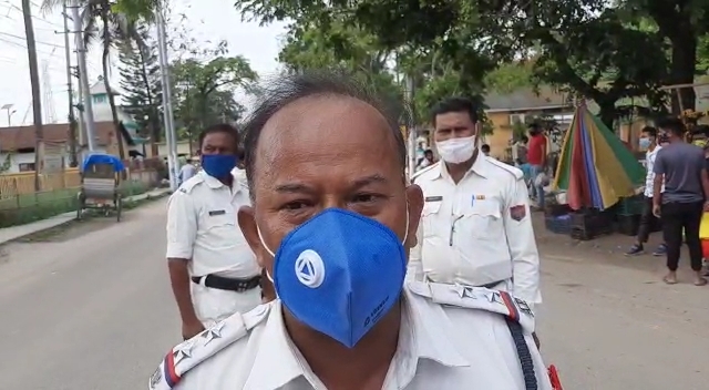 ক'ভিডত আক্ৰান্ত ৰঙিয়াৰ যানবাহন আৰক্ষী বিষয়া