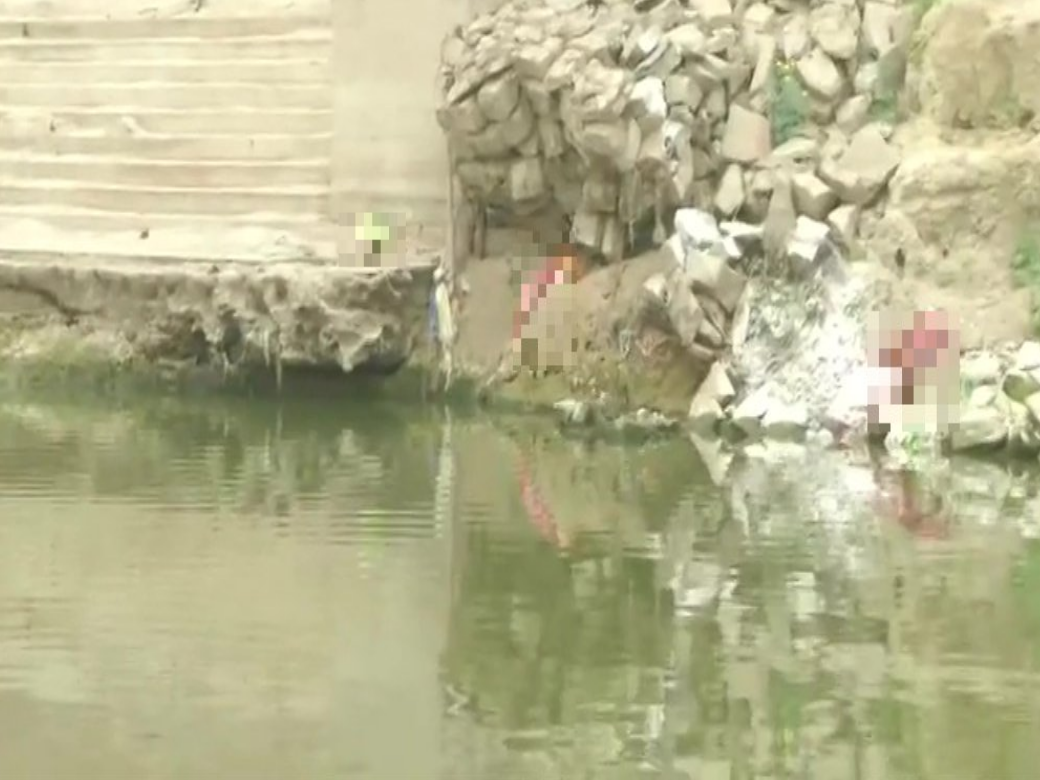 dead bodies in ganga