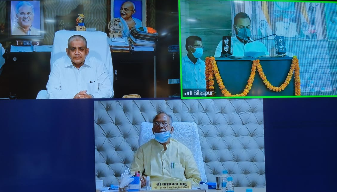 Chief Minister Bhupesh Baghel laid the foundation stone