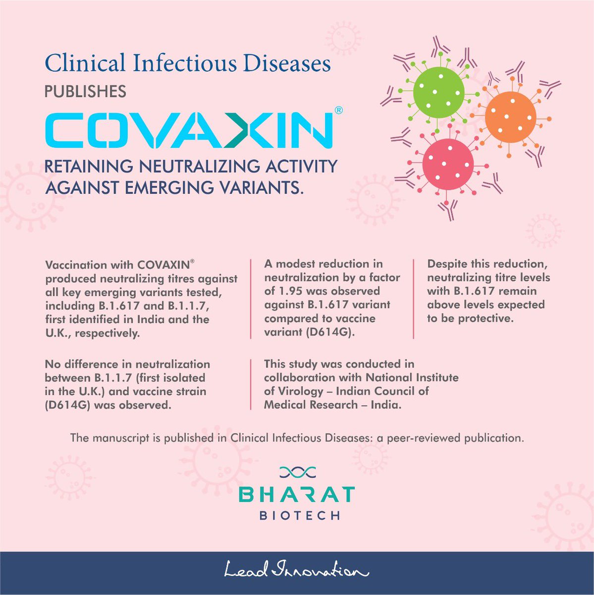 COVAXIN effective against coronavirus strains found in India, UK
