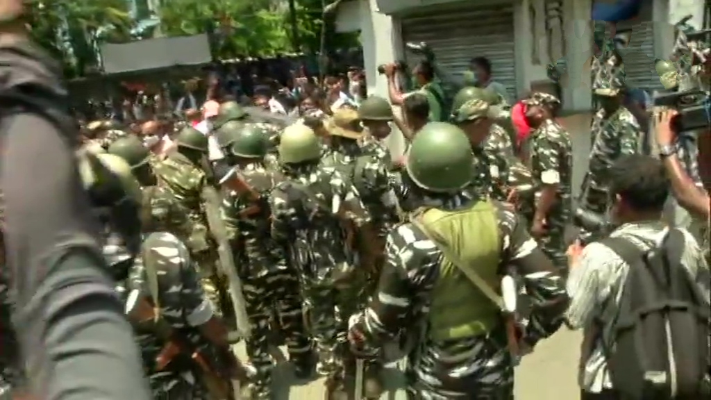 TMC PROTEST CBI