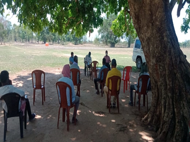 majhgaon bdo-co held meeting regarding corona vaccine in chaibasa