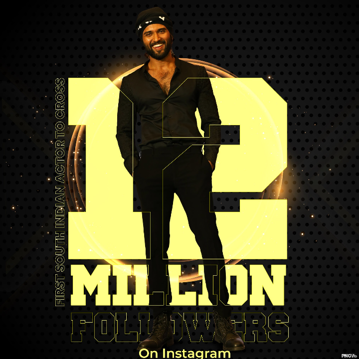 Vijay Deverakonda becomes first South actor to reach 12 million followers on Instagram