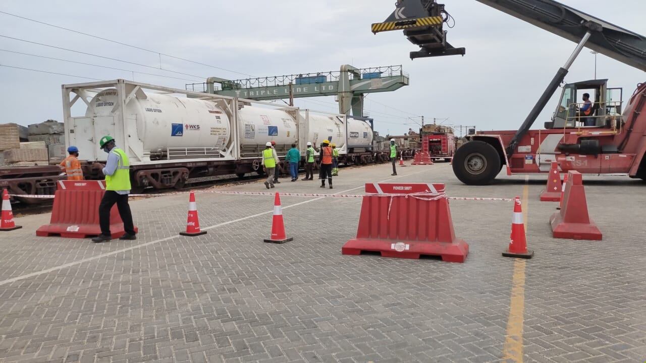 Tenth Oxygen Express arriving to Hyderabad today