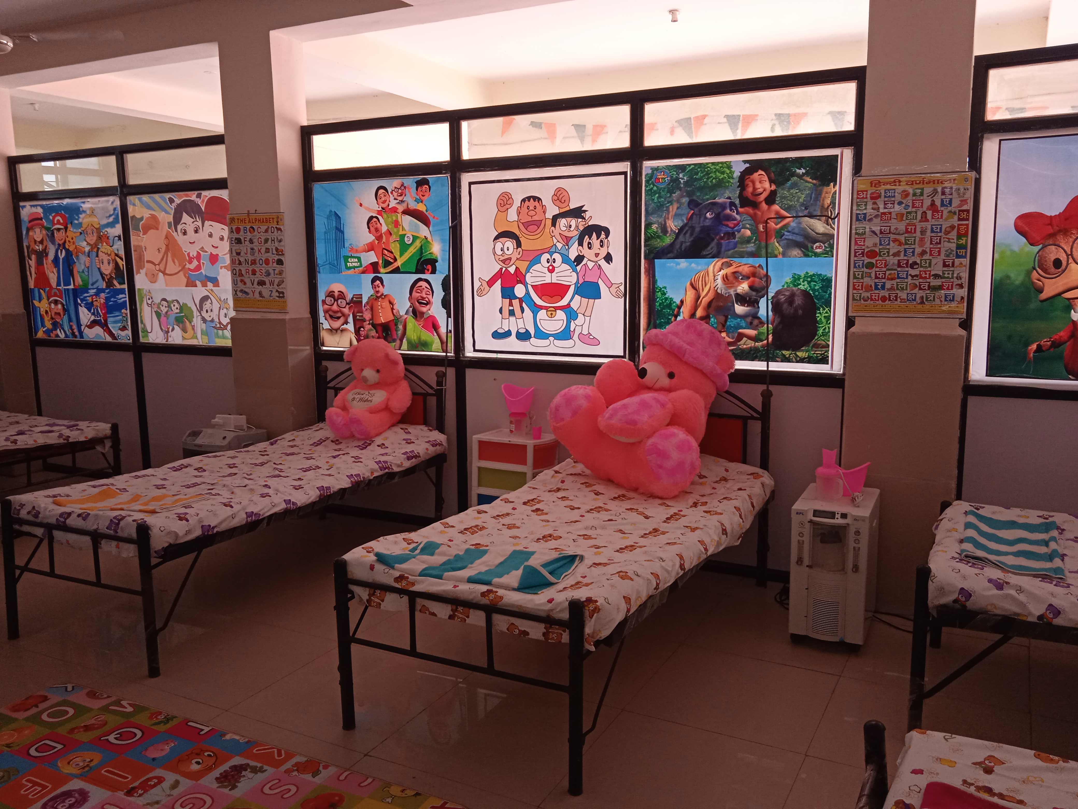 first child covid care center built in Sagar