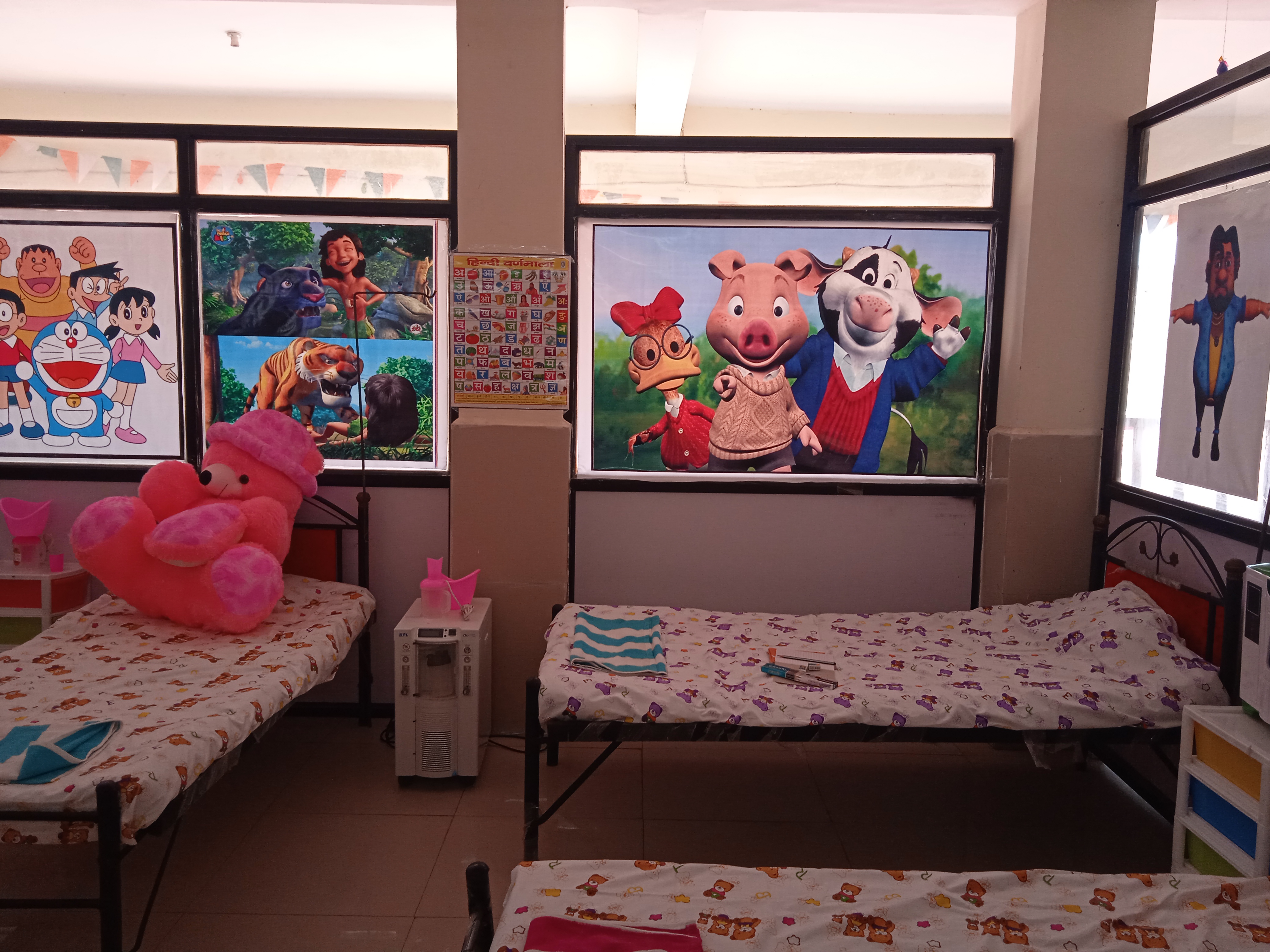 first child covid care center built in Sagar
