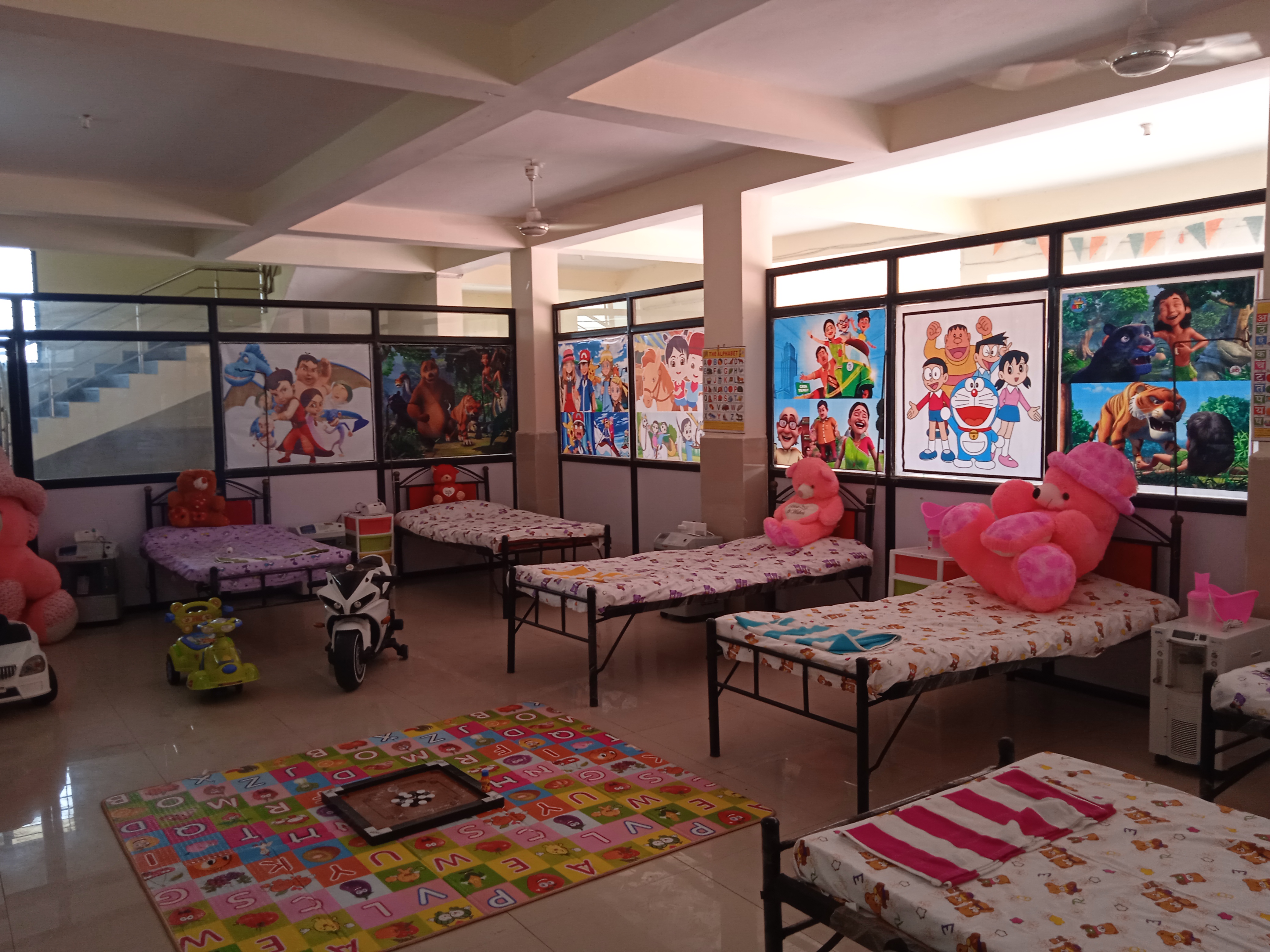 first child covid care center built in Sagar