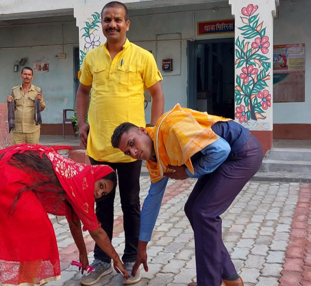 थानेदार ने रिश्तों को टूटने से बचाया