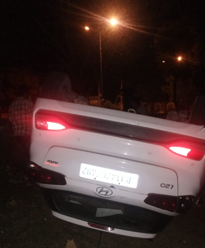 car accident in Harsulia village, car accident in Jaipur