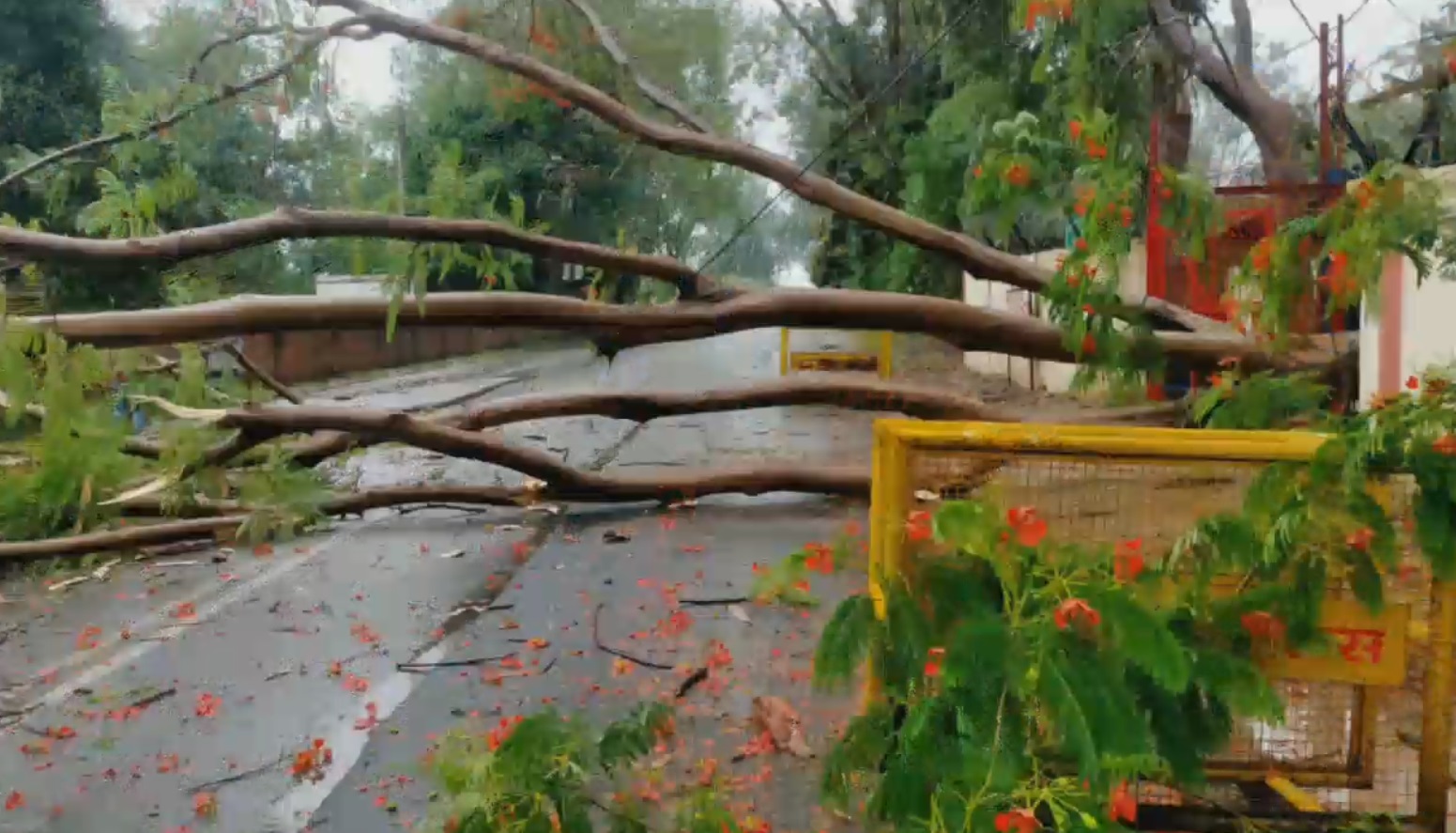 Life affected due to cyclonic storm