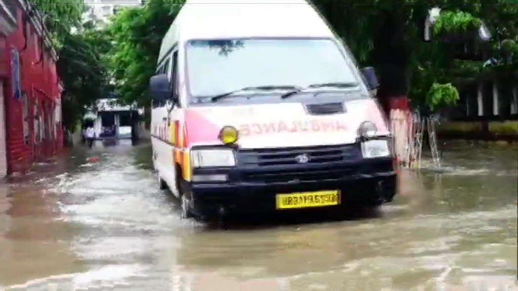 water-logged in hospital