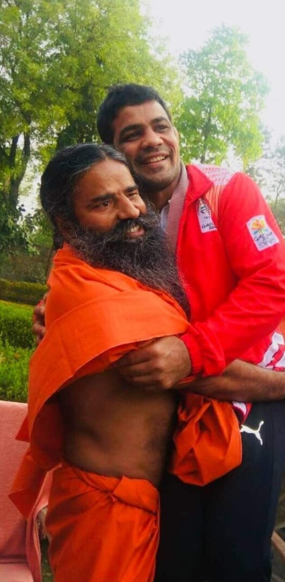 baba ramdev and sushil kumar