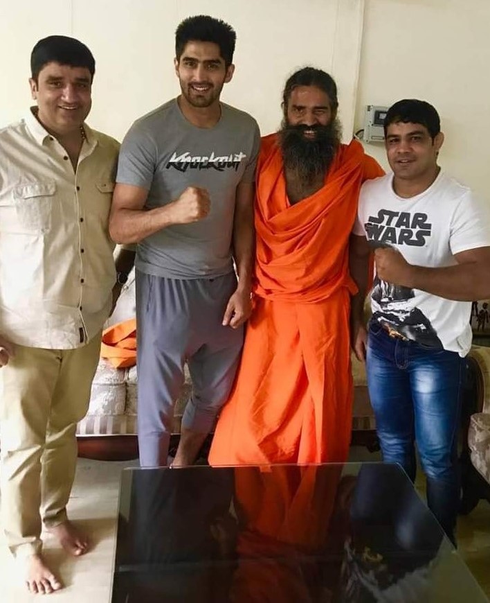 baba ramdev and sushil kumar