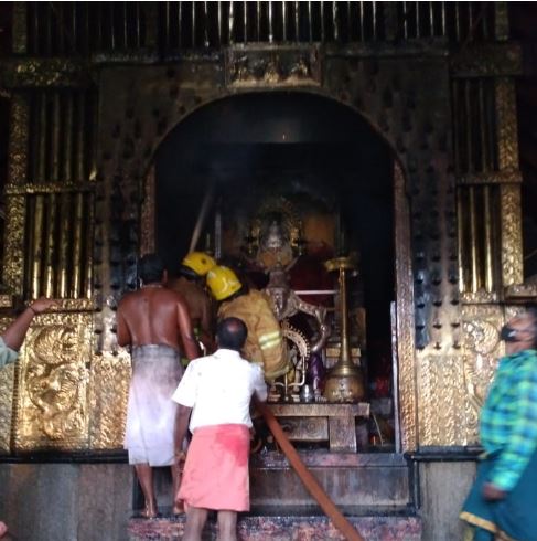 भगवान की मूर्ति सुरक्षित