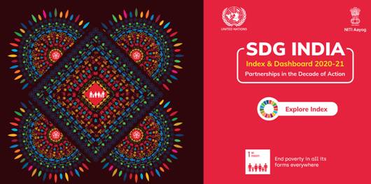 SDG India Index 2020–21 dashboard