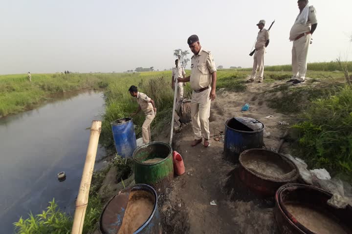 Proceedings of excise department against liquor smuggler in Gopalganj