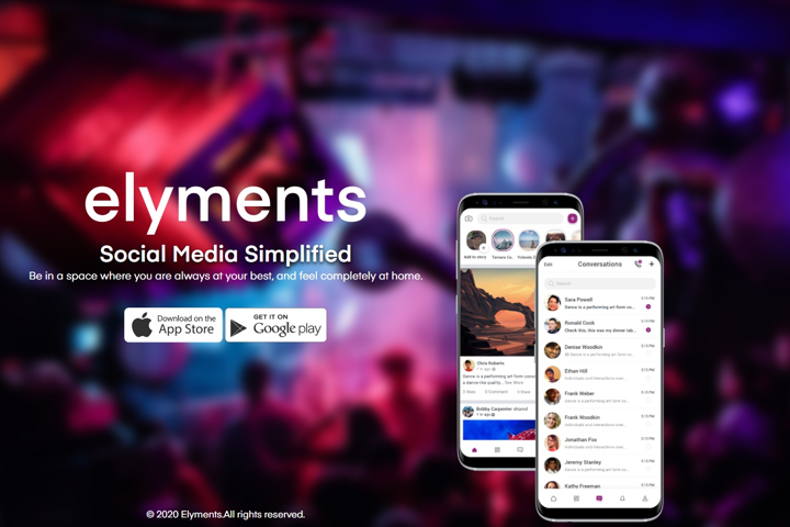 India's first social media app 'Elyments'