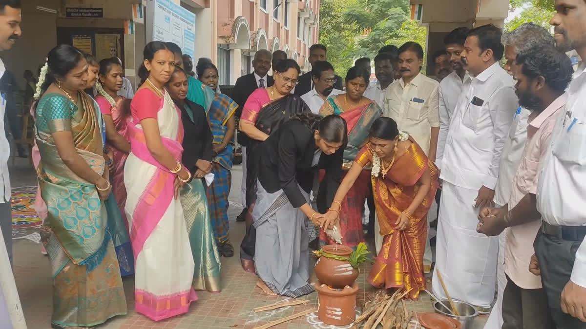கும்பகோணம் ஒருங்கிணைந்த நீதிமன்றத்தில் சமத்துவப் பொங்கல் விழா; நீதிபதிகள், வழக்கறிஞர்கள் பங்கேற்பு!, pongal-festival-at-kumbakonam-combined-court-judges-lawyers-participate