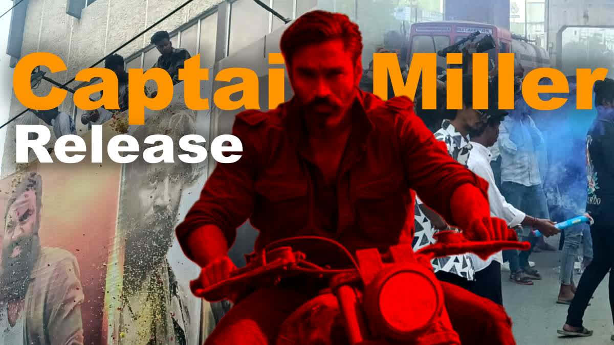 WATCH: Dhanush's Captain Miller hits big screens amid much fanfare