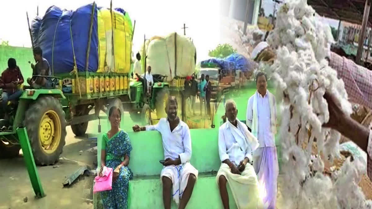 Adilabad Cotton Lorry Drivers Protest