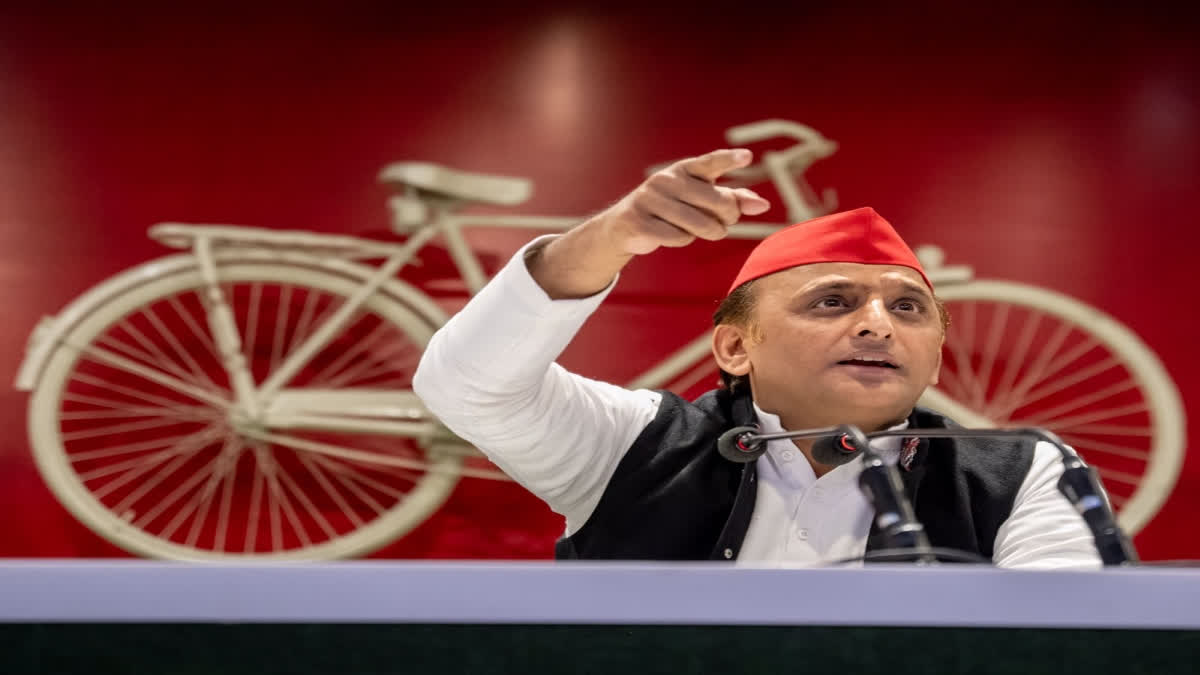 Samajwadi Party president Akhilesh Yadav (Source: ETV Bharat)