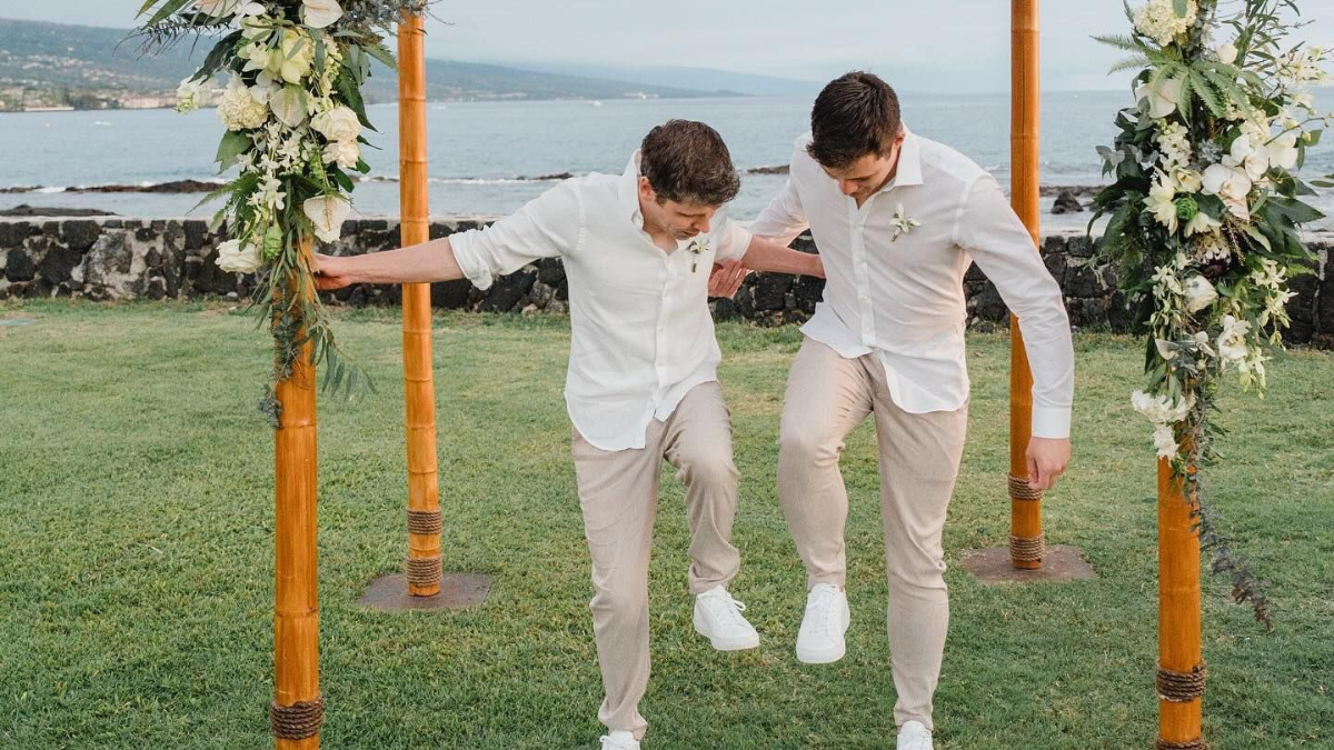 Sam Altman marries Oliver Mulherin (Photo taken from Barsee Account)