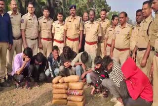 Police Seized Ganja at Abdullahpurmet