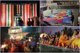 rajmata jijau 426 jayanti  celebrating deepotsav at the birth place of rajmata jijau watch video
