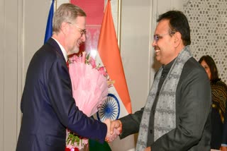 CM Bhajanlal met Czech PM petr fiala