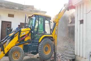 Bulldozer action on house of accused
