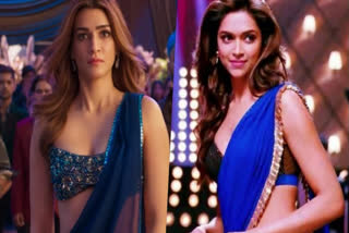 Kriti Sanon's blue saree remind netizens of Deepika Padukone's look in YJHD