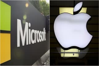 stock market Microsoft  മൈക്രോസോഫ്റ്റ്  ആപ്പിൾ ഐ ഫോൺ  stock market Apple i phone