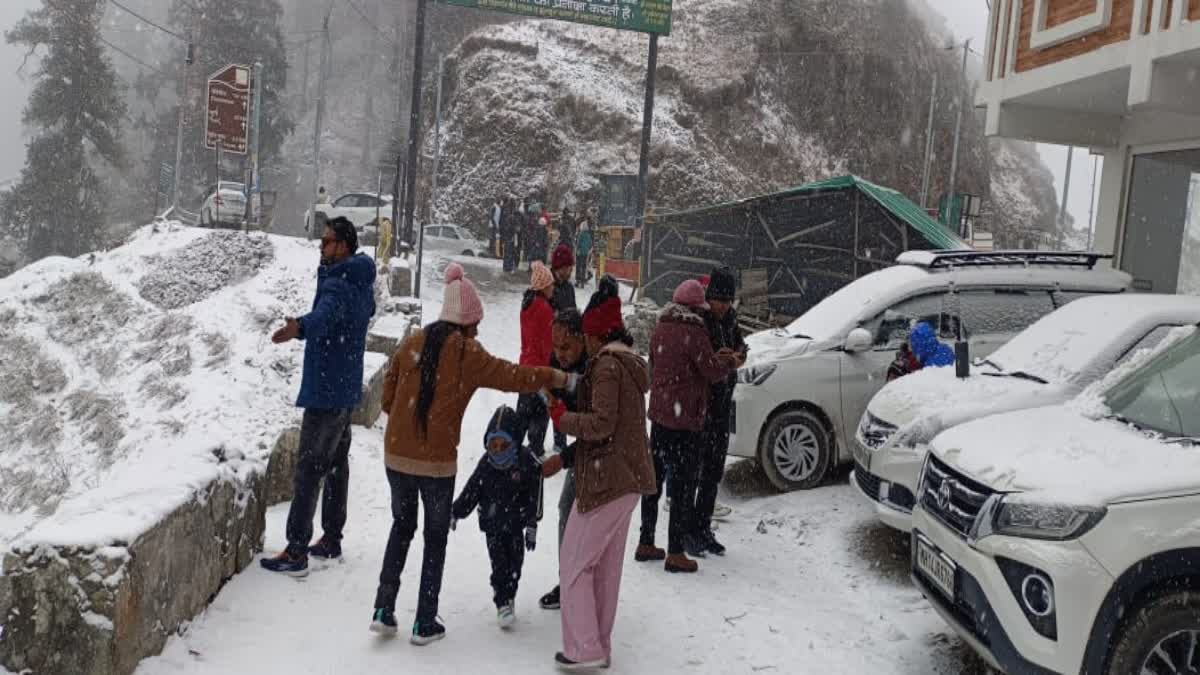 Chakrata Lokhandi snowfall