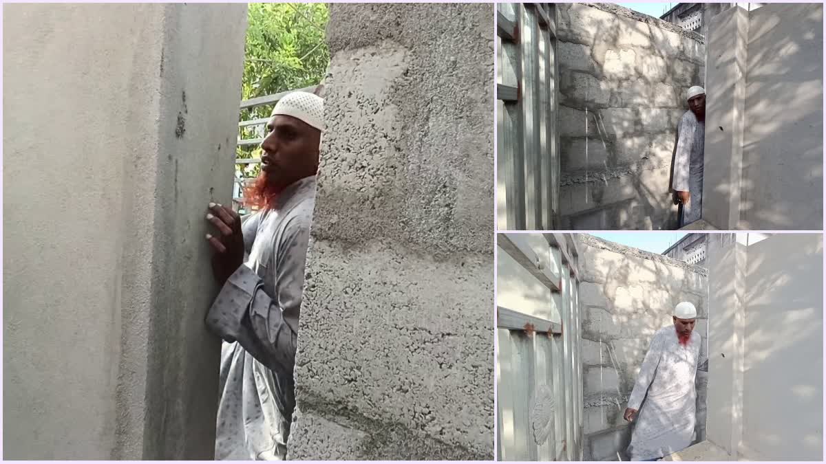 A wall across the gate of a TDP Activist House