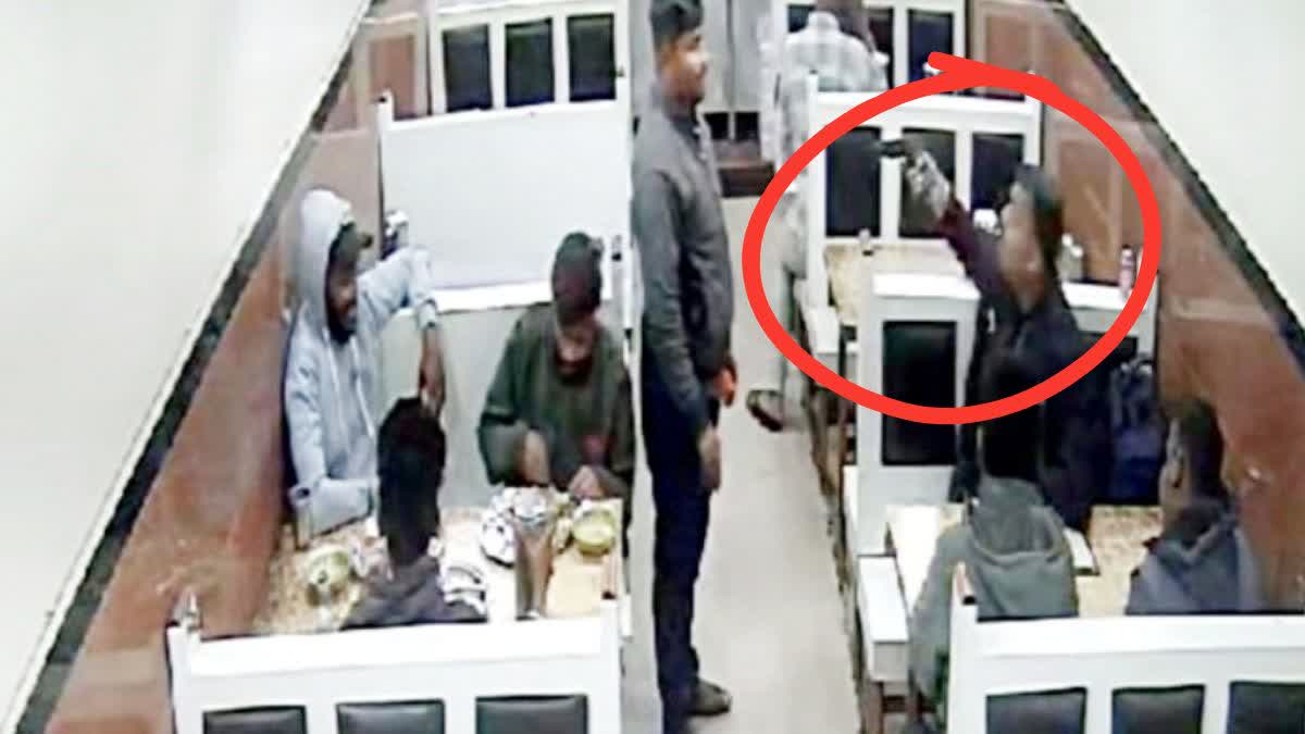 MLA bodyguard aims gun at waiter for roti