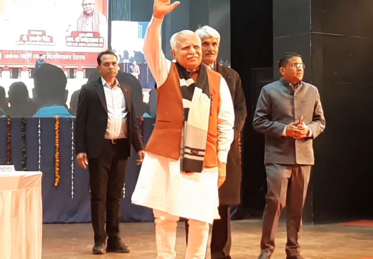 MANOHAR LAL KHATTAR IN ROHTAK