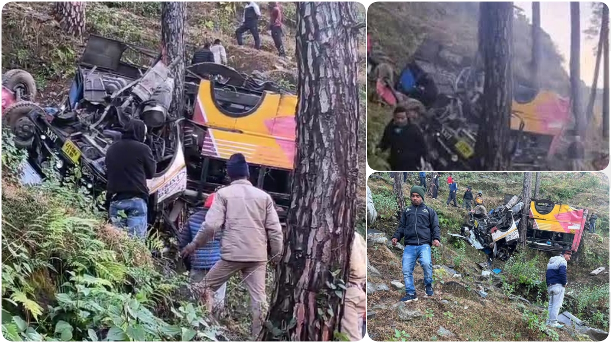 PAURI BUS ACCIDEN