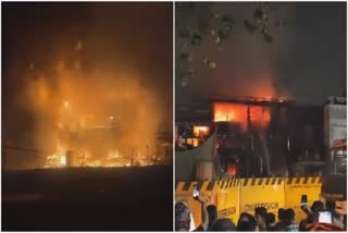 massive fire breaks out at rangoon zaika hotel in kurla mumbai watch video