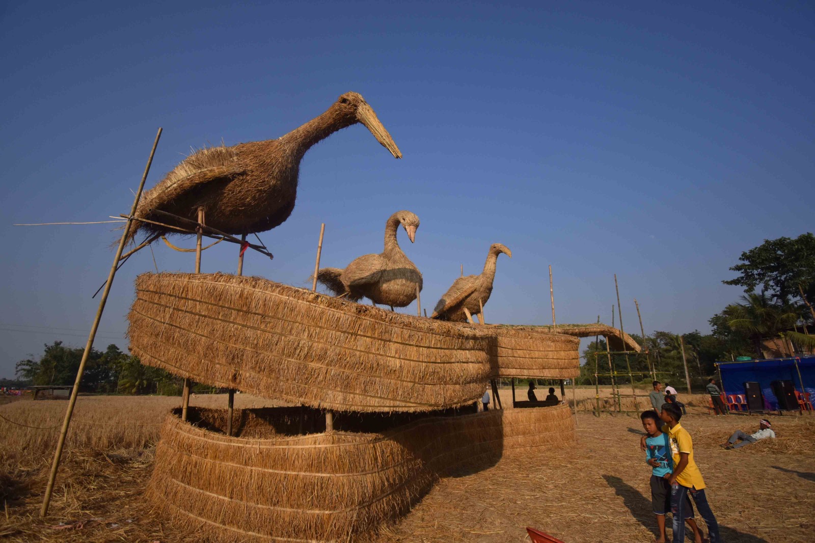 UNIQUE BHELAGHAR  IN NAGAON