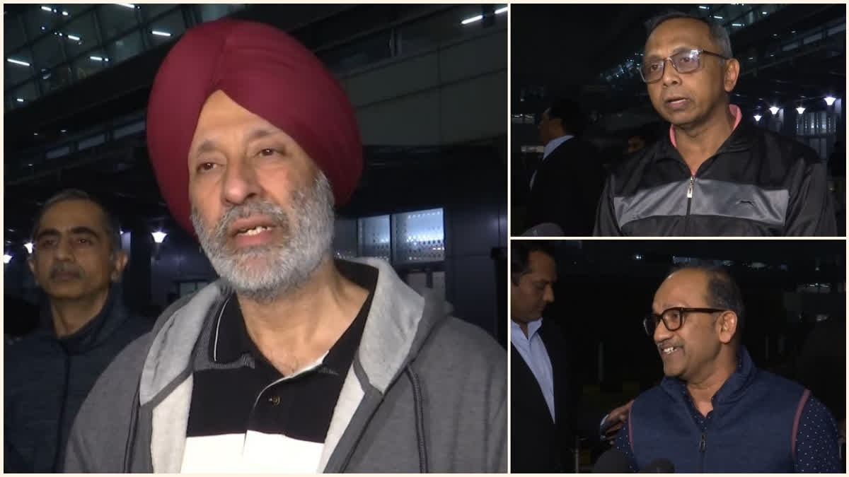 Freed Navy veterans showered appreciation on Prime Minister Narendra Modi saying they would not have been liberated if he had not made diplomatic efforts to obtain their release. Upon landing at the Delhi airport, eight out of seven former Navy officers chanted 'Bharat Mata ki Jai.'