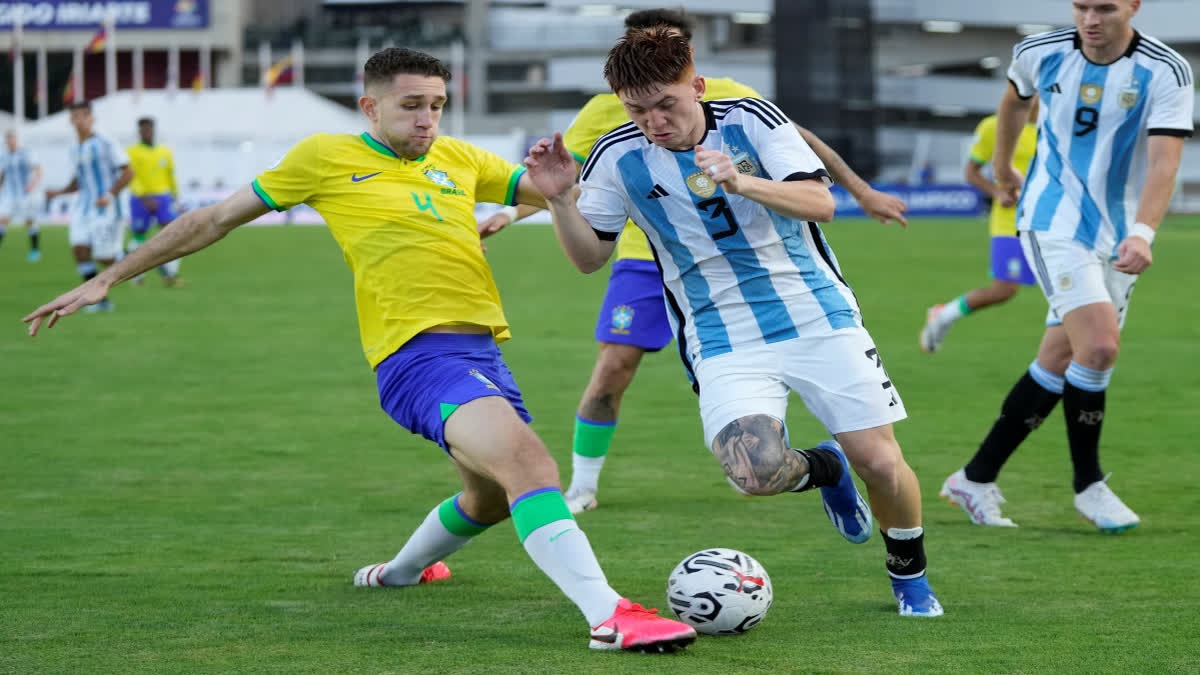 In a high-profile clash, Brazil faced a shocking 1-0 defeat against formidable Argentina in the South American Paris Olympics 2024 qualifiers at Caracas in Venezuela on Sunday. With this defeat, they have been eliminated from the upcoming sports extravaganza scheduled to start on July 26.