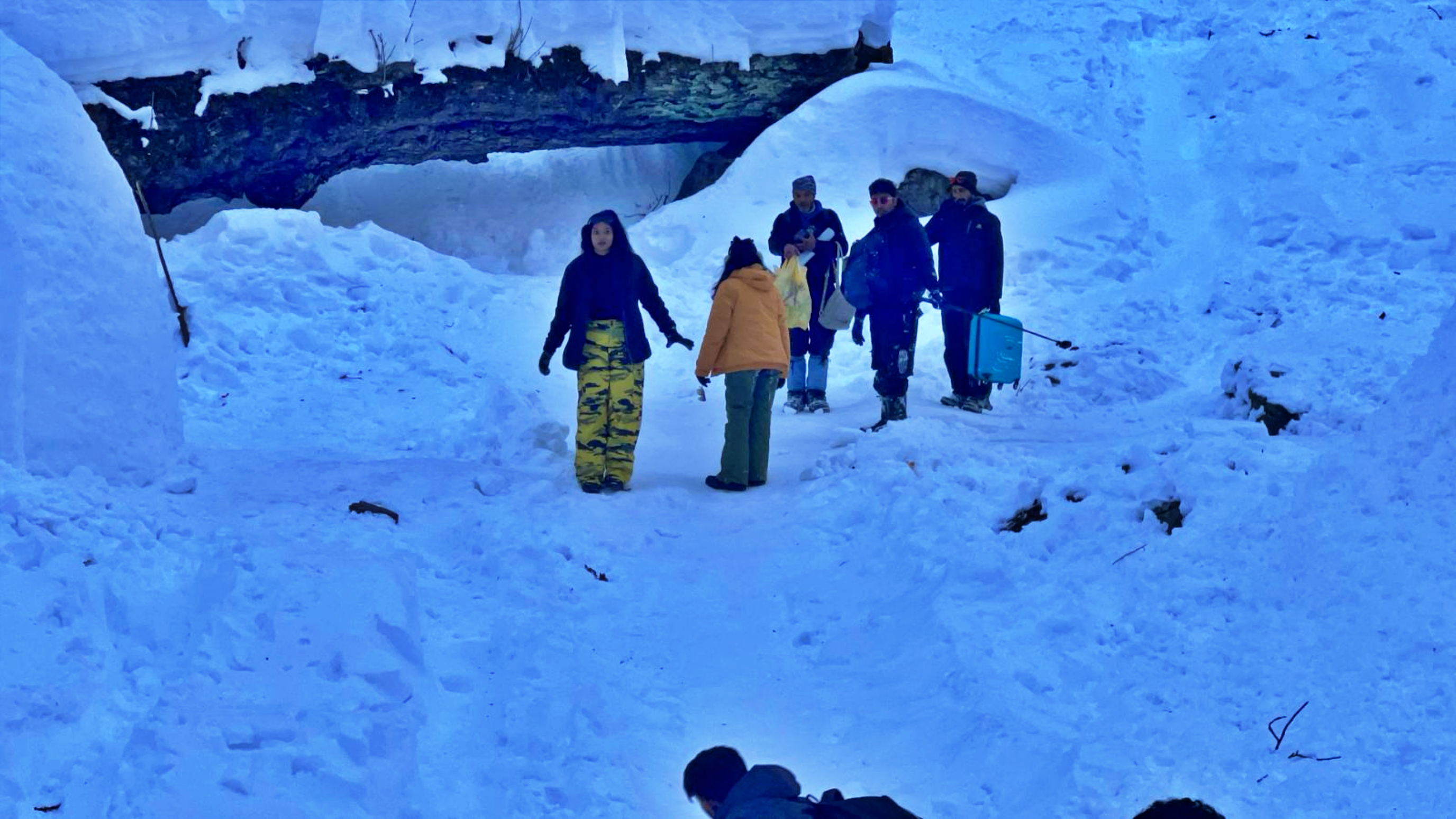 Igloo in Manali Seathan Igloo house Hampta Pass Manali Snowfall And Igloo House in Hamta