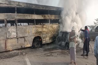 Accident on Yamuna Expressway